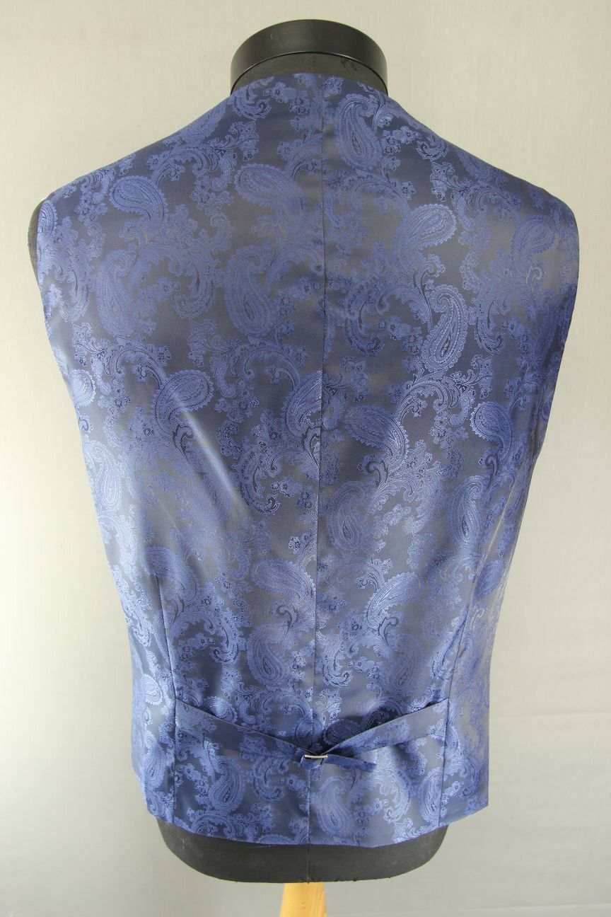 BRAND NEW GARETH SOUTHGATE ENGLAND STYLE BLUE WAISTCOAT 36 & 52 INCH