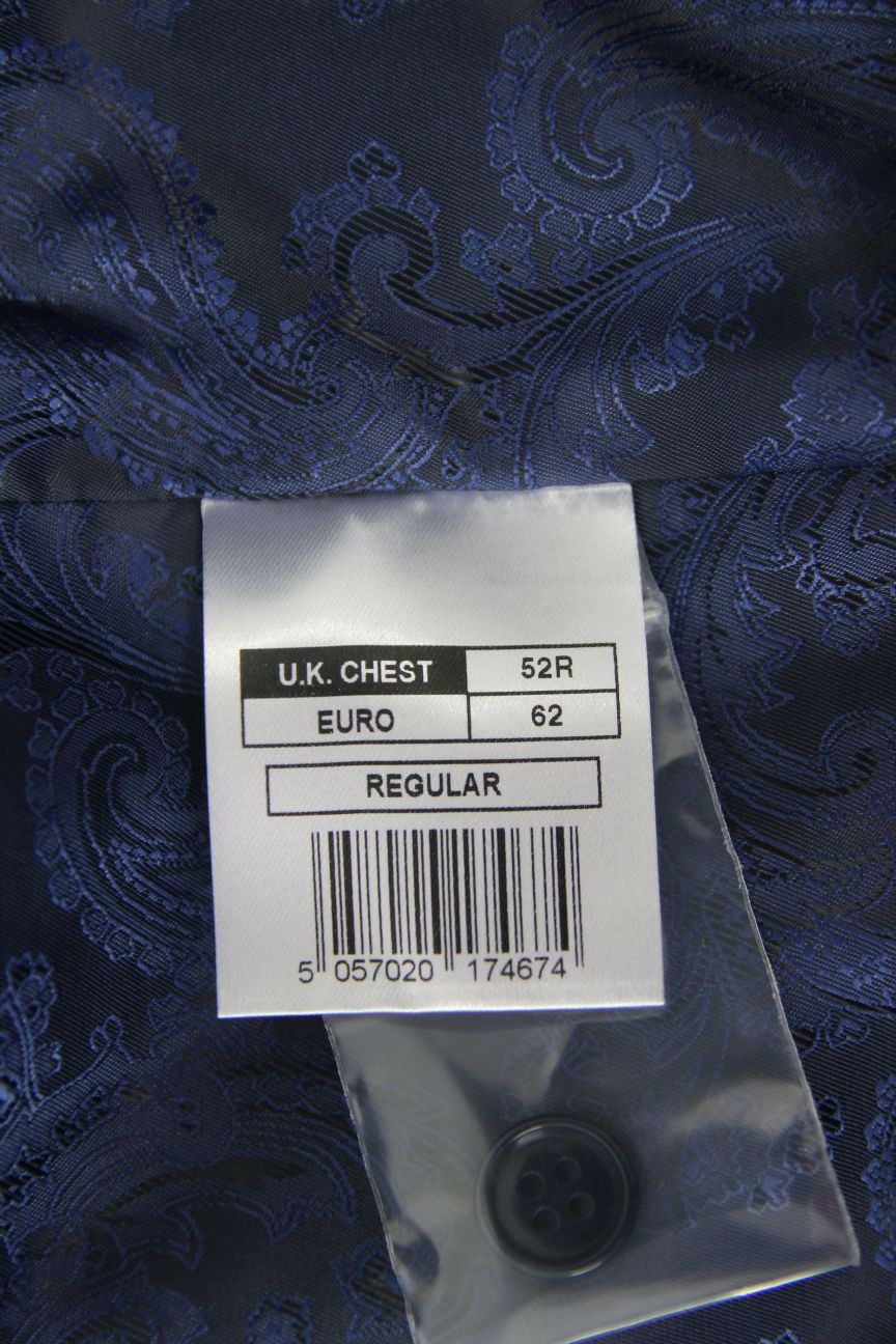 BRAND NEW GARETH SOUTHGATE ENGLAND STYLE BLUE WAISTCOAT 36 & 52 INCH