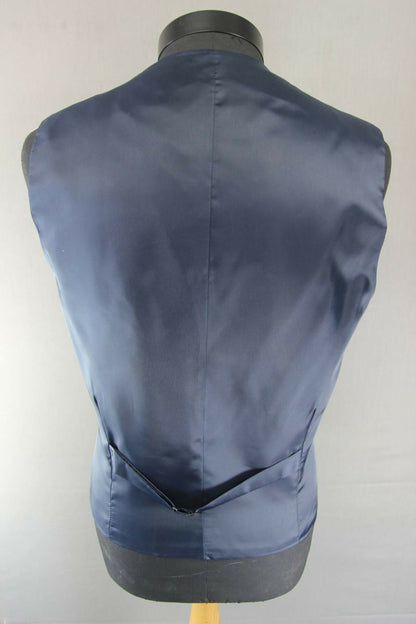BRAND NEW GARETH SOUTHGATE ENGLAND STYLE BLUE WOOL RICH BLEND WAISTCOAT 42 INCH