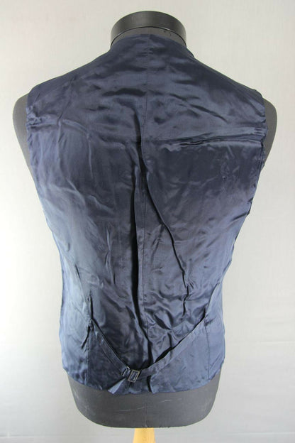 BRAND NEW GARETH SOUTHGATE ENGLAND STYLE BLACK WOOL RICH WAISTCOAT 40 INCH