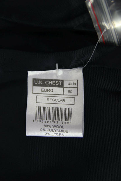BRAND NEW GARETH SOUTHGATE ENGLAND STYLE BLACK WOOL RICH WAISTCOAT 40 INCH