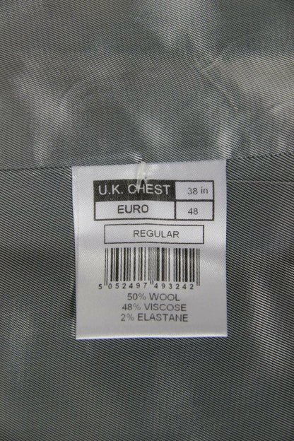 BRAND NEW GARETH SOUTHGATE ENGLAND STYLE BLUE WOOL BLEND WAISTCOAT 38-42 INCH