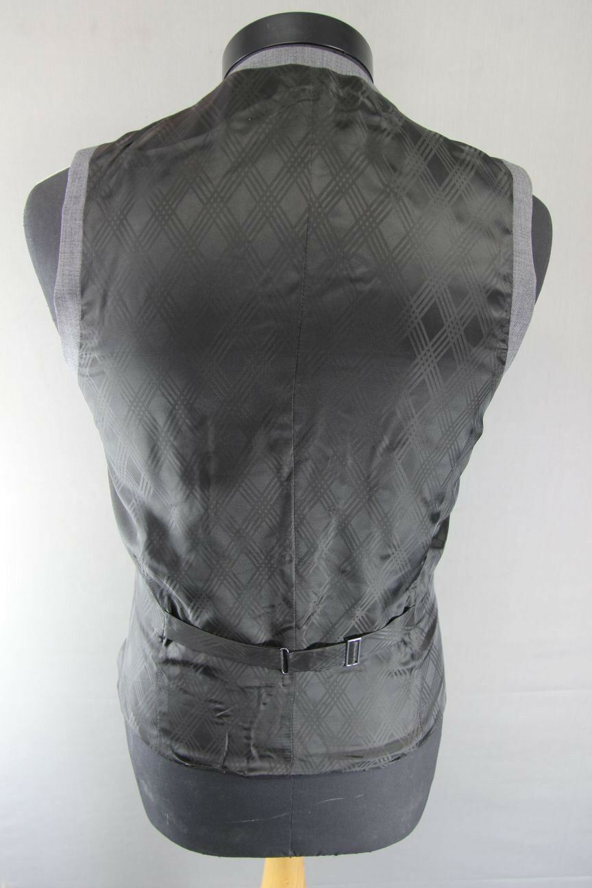 BRAND NEW GARETH SOUTHGATE ENGLAND STYLE GREY WOOL RICH BLEND WAISTCOAT 36-46 IN