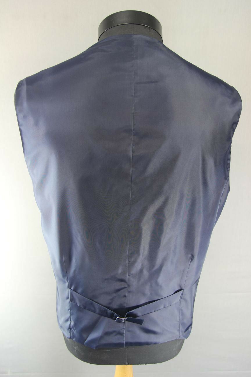 BRAND NEW GARETH SOUTHGATE ENGLAND STYLE CHECKED GREY WAISTCOAT 40-48 INCH