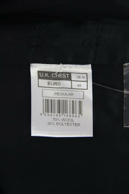 BRAND NEW GARETH SOUTHGATE ENGLAND STYLE WOOL RICH BLEND NAVY BLUE WAISTCOAT 38"