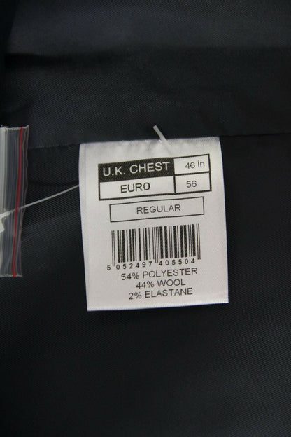 BRAND NEW GARETH SOUTHGATE ENGLAND STYLE WOOL BLEND NAVY BLUE WAISTCOAT 46 INCH