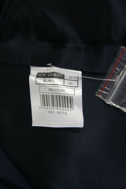 BRAND NEW GARETH SOUTHGATE ENGLAND STYLE PURE WOOL NAVY BLUE WAISTCOAT 36 INCH