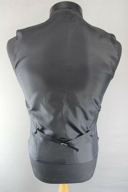 BRAND NEW GARETH SOUTHGATE ENGLAND STYLE CHECKED CHARCOAL WAISTCOAT 36 & 46 INCH