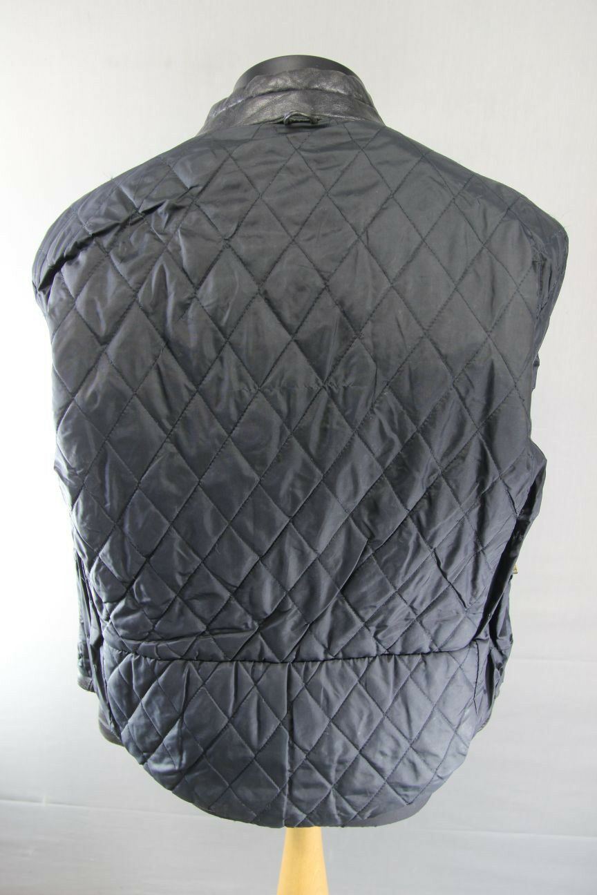 CLASSIC ATLAS BLACK LEATHER BIKER JACKET 38-40 INCH