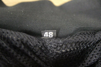 NEW WITH TAGS ADAMOTO BIKEWEAR BLACK LEATHER TROUSERS: WAIST 26"/INSIDE LEG 28"