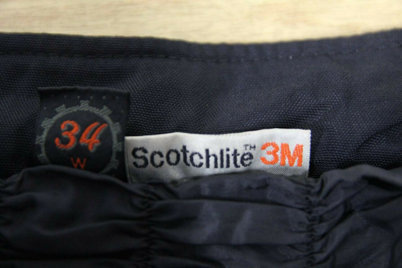 HEIN GERICKE STREETLINE BLACK LEATHER BIKER TROUSERS: WAIST 24IN/INSIDE LEG 28IN