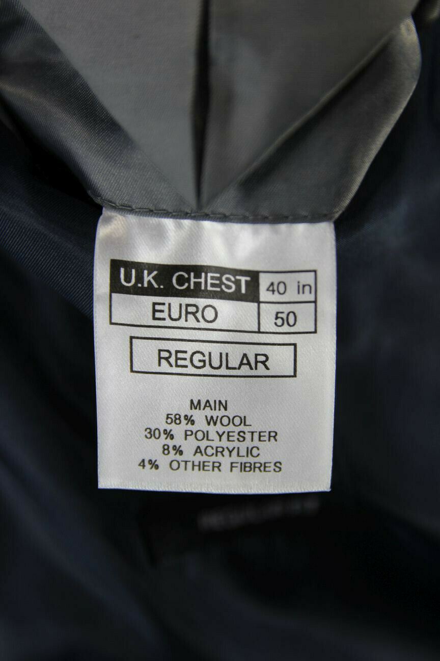 BRAND NEW MEN'S WOOL RICH BLEND 3 POCKET BLACK OVERCOAT 38-44 INCH (REGULAR FIT)