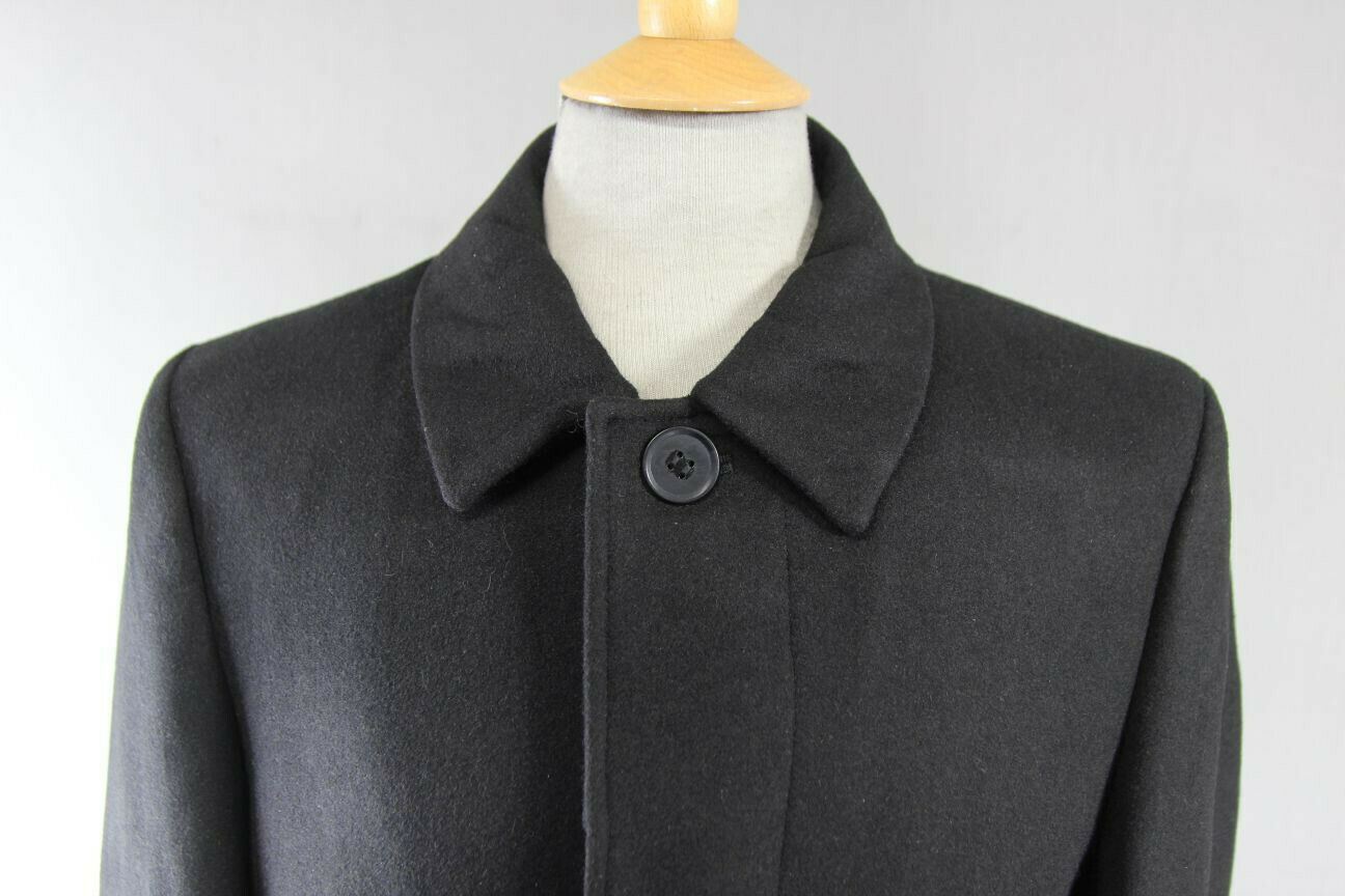 BRAND NEW MEN'S WOOL RICH BLEND SHORT BLACK COAT 40-48 INCH (REGULAR FIT)