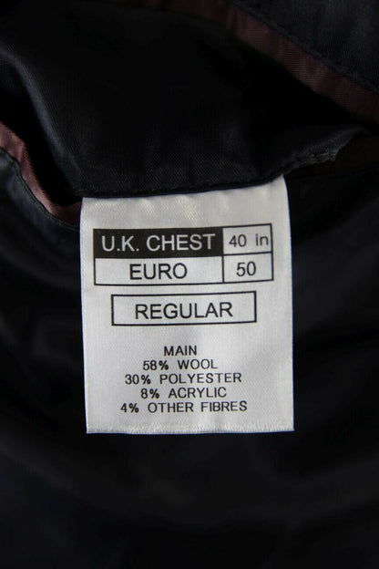 BRAND NEW MEN'S WOOL RICH BLEND SHORT BLACK COAT 40-48 INCH (REGULAR FIT)