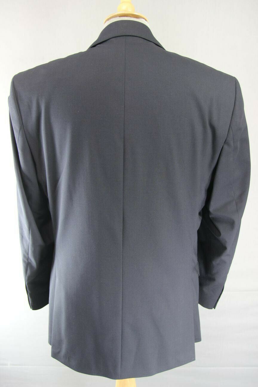 BRAND NEW WOOL BLEND BLACK JACKET: 40 INCH CHEST (REGULAR FIT)