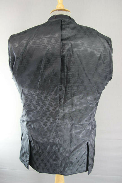 BRAND NEW WOOL BLEND BLACK JACKET: 40 INCH CHEST (REGULAR FIT)