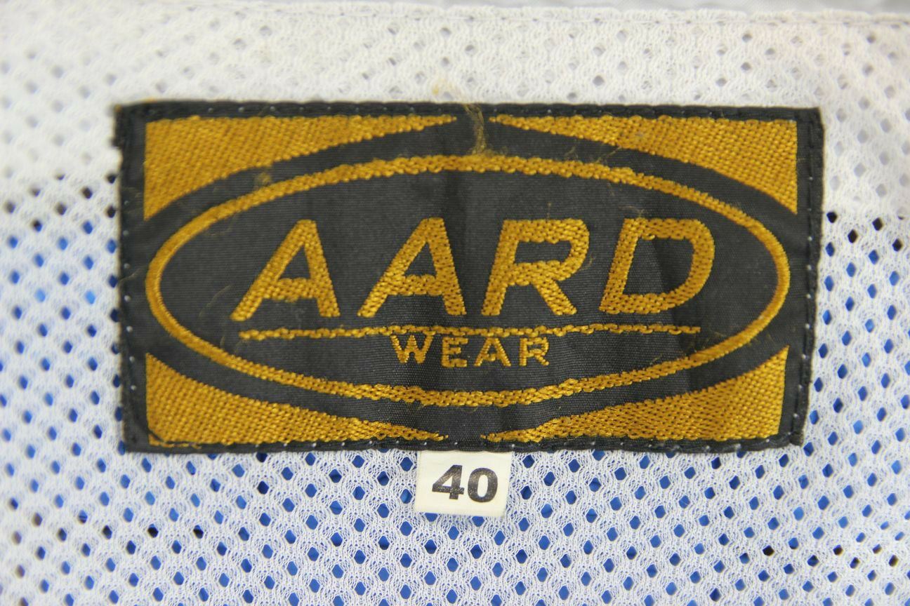 AARD WEAR LEATHER BIKER JACKET 38" + REMOVABLE BACK, SHOULDER & ELBOW PROTECTORS