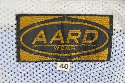 AARD WEAR LEATHER BIKER JACKET 38" + REMOVABLE BACK, SHOULDER & ELBOW PROTECTORS