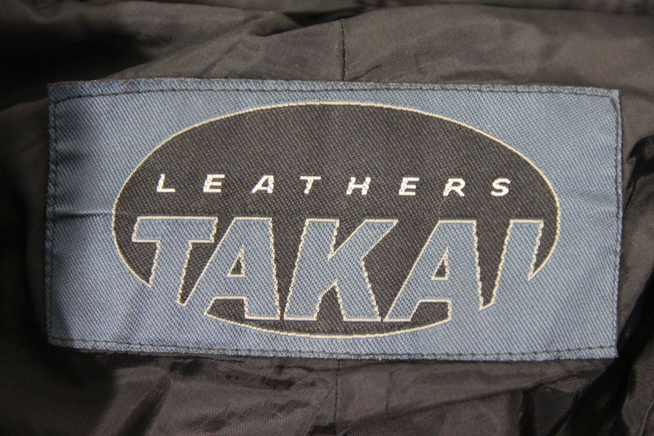 TAKAI LEATHERS BLACK BIKER TROUSERS: WAIST 30 INCHES/INSIDE LEG 29 INCHES