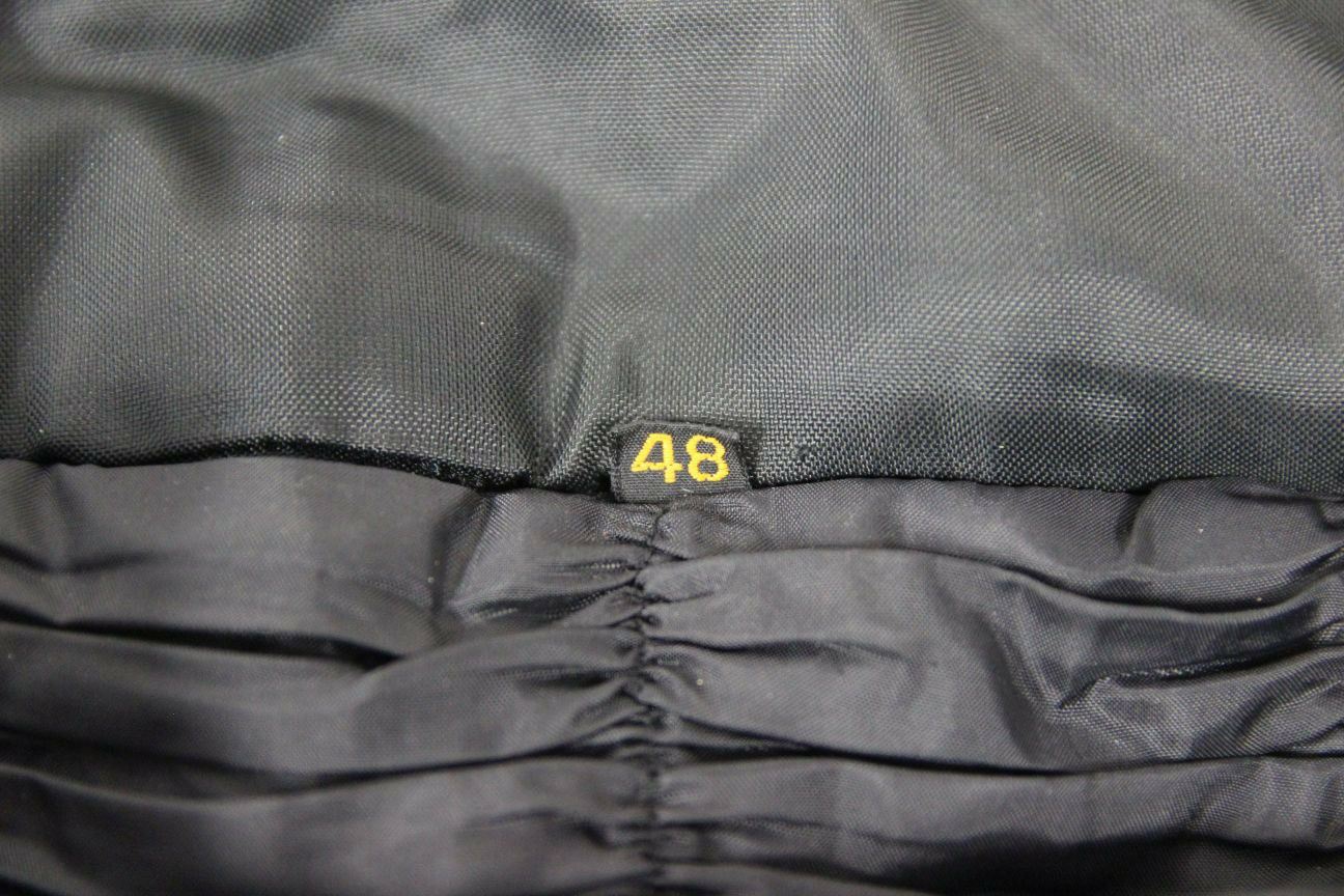 TAKAI LEATHERS BLACK BIKER TROUSERS: WAIST 30 INCHES/INSIDE LEG 29 INCHES