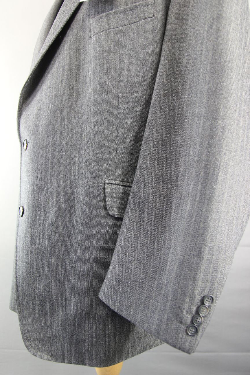 BNWT CENTAUR BIG & TALL WOOL RICH STRIPED TAUPE JACKET 46 INCH CHEST RRP £139