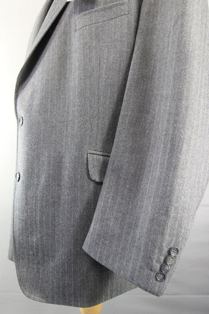 BNWT CENTAUR BIG & TALL WOOL RICH STRIPED TAUPE JACKET 46 INCH CHEST RRP £139
