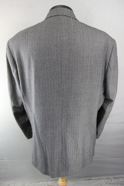 BNWT CENTAUR BIG & TALL WOOL RICH STRIPED TAUPE JACKET 46 INCH CHEST RRP £139