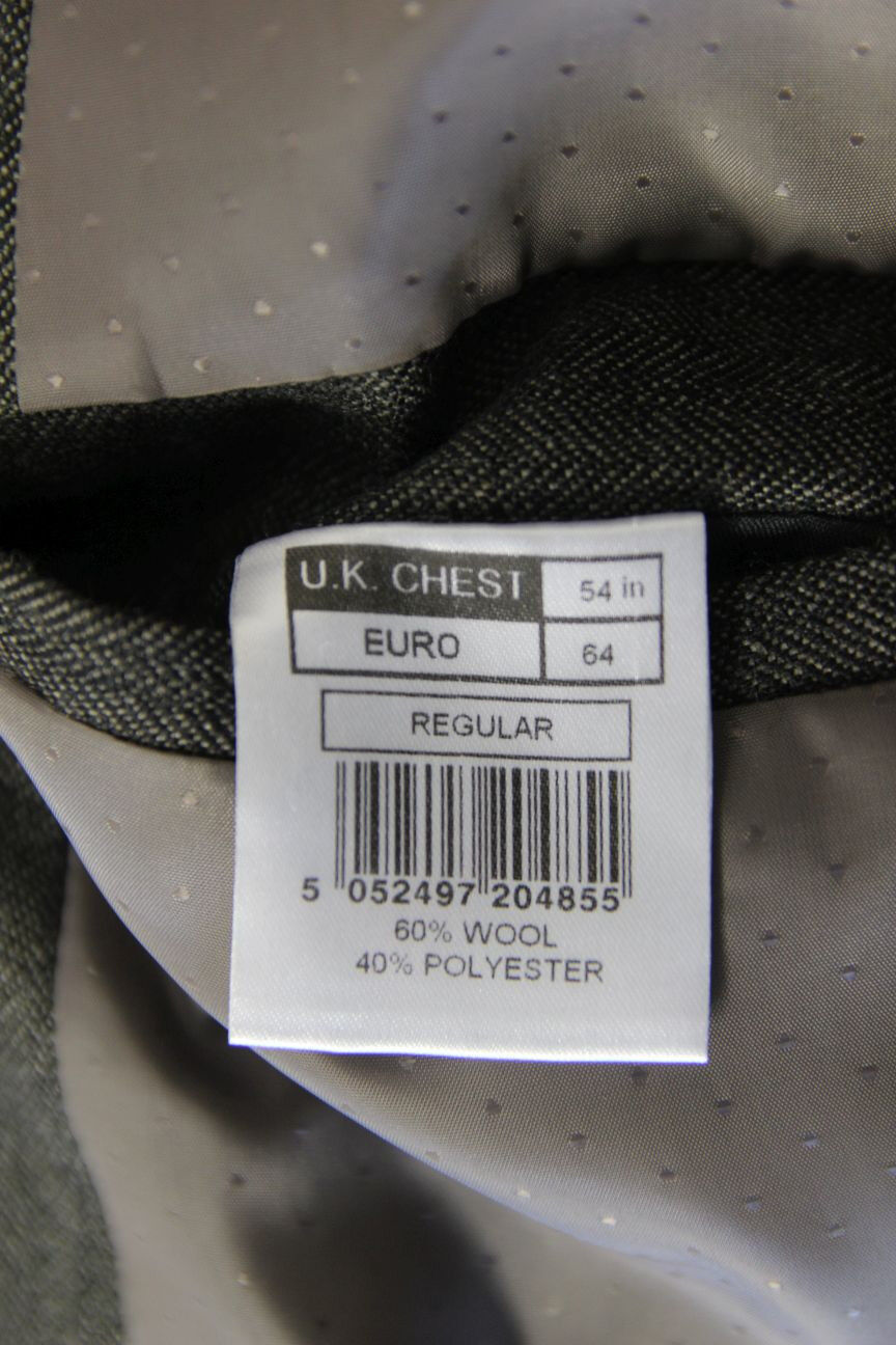 BNWT CENTAUR BIG & TALL WOOL RICH STRIPED TAUPE JACKET 46 INCH CHEST RRP £139