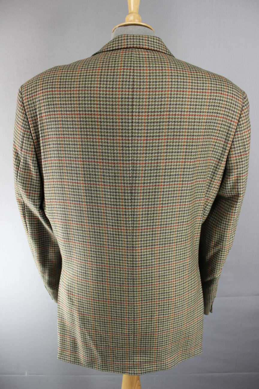 EXCEPTIONAL WESTBROOK PURE WOOL CHECKED JACKET 44 INCH