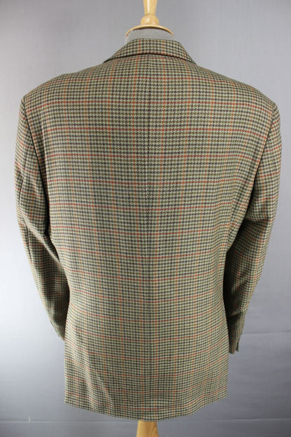 EXCEPTIONAL WESTBROOK PURE WOOL CHECKED JACKET 44 INCH