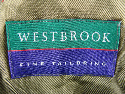 EXCEPTIONAL WESTBROOK PURE WOOL CHECKED JACKET 44 INCH
