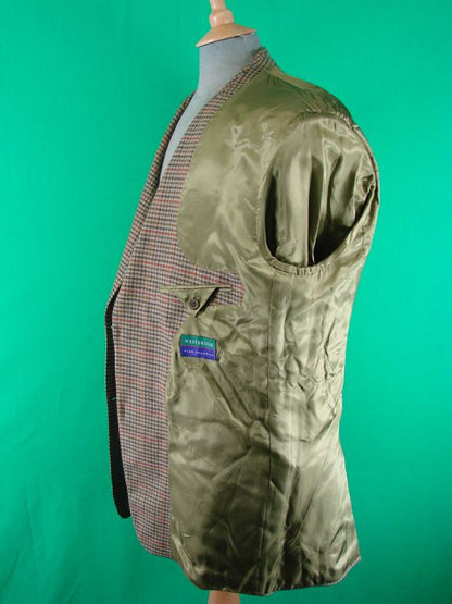 EXCEPTIONAL WESTBROOK PURE WOOL CHECKED JACKET 44 INCH