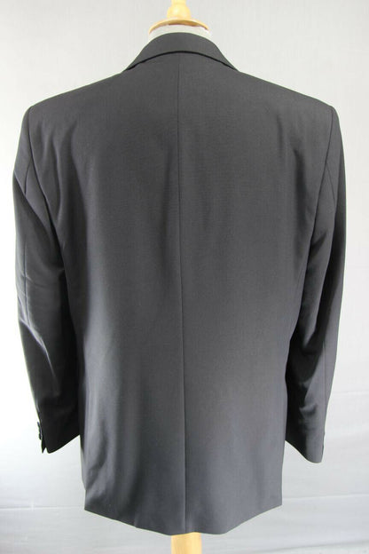 BRAND NEW BLACK FORMALWEAR SINGLE BUTTONED TUXEDO DINNER JACKET: 42 IN (REG FIT)