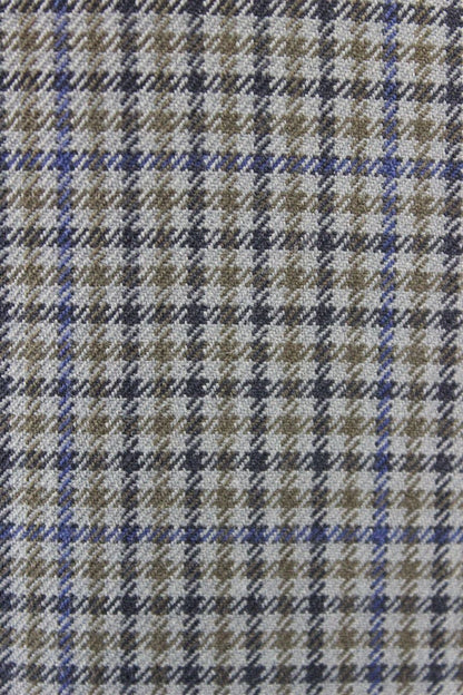 CLASSIC BROOK TAVERNER BLUE/GREY CHECKED WOOL BLEND JACKET 42 INCH