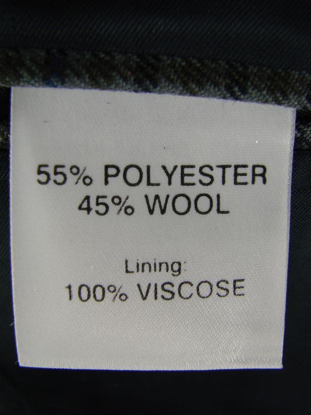 CLASSIC BROOK TAVERNER BLUE/GREY CHECKED WOOL BLEND JACKET 42 INCH