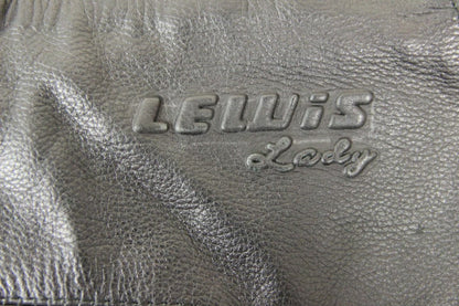 LEWIS LEATHER BLACK BIKER TROUSERS+CE ARMOUR SIZE 14:WAIST 34-36"/INSIDE LEG 30"