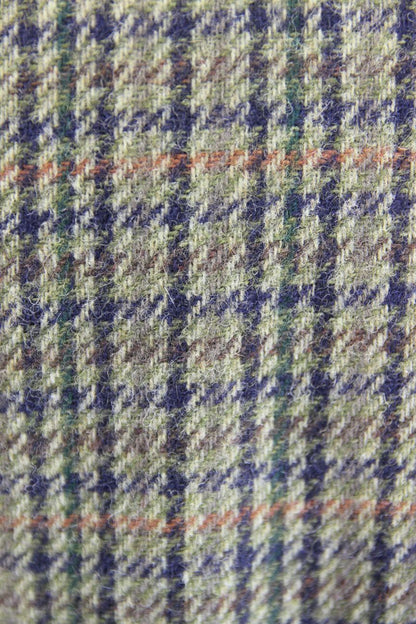 BRITISH MADE CENTAUR PURE WOOL GREEN HOUNDSTOOTH CHECKED JACKET 40 IN (REG FIT)