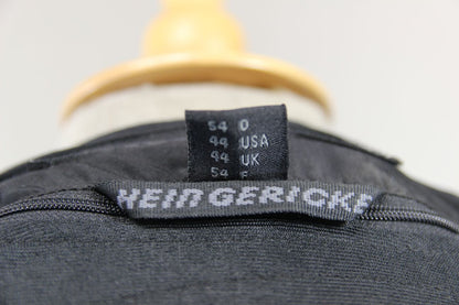HEIN GERICKE PRO SPORTS BLUE, SILVER & BLACK LEATHER BIKER JACKET+CE ARMOUR 40IN