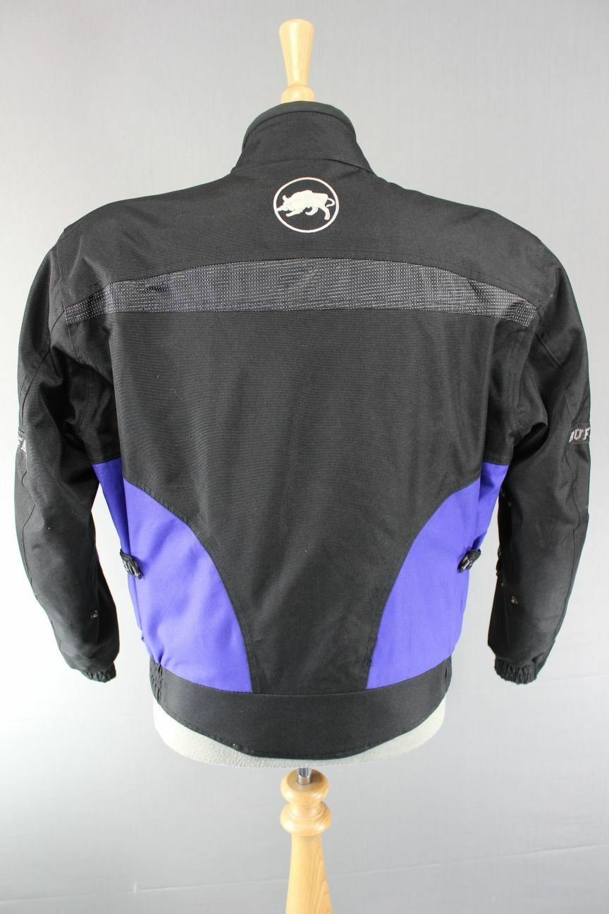 BUFFALO TEXTILE BIKER JACKET WITH REMOVABLE SHOULDER & ELBOW PROTECTORS 40 INCH