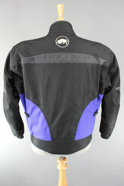 BUFFALO TEXTILE BIKER JACKET WITH REMOVABLE SHOULDER & ELBOW PROTECTORS 40 INCH