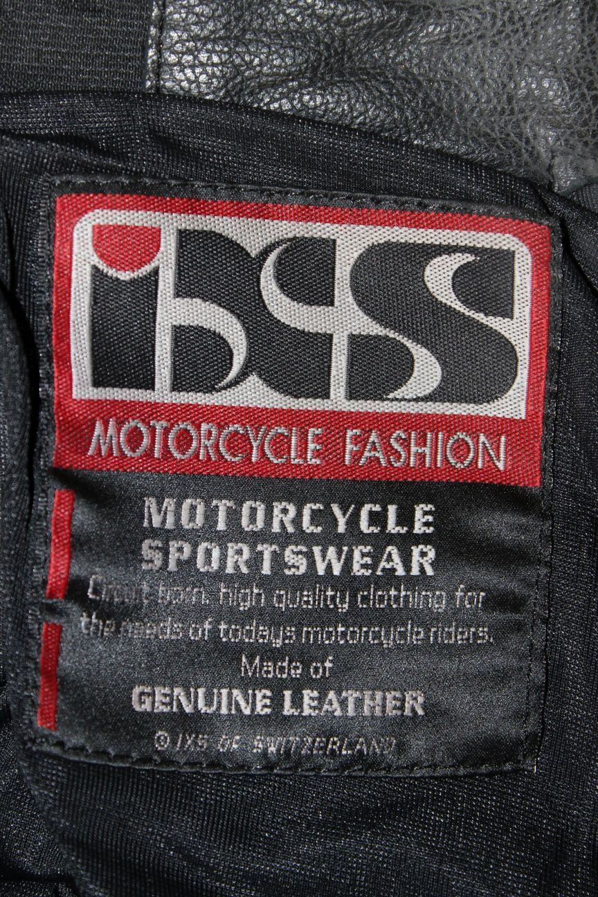 CLASSIC IXS BLACK LEATHER BIKER TROUSERS: WAIST 30 INCHES/INSIDE LEG 28 INCHES