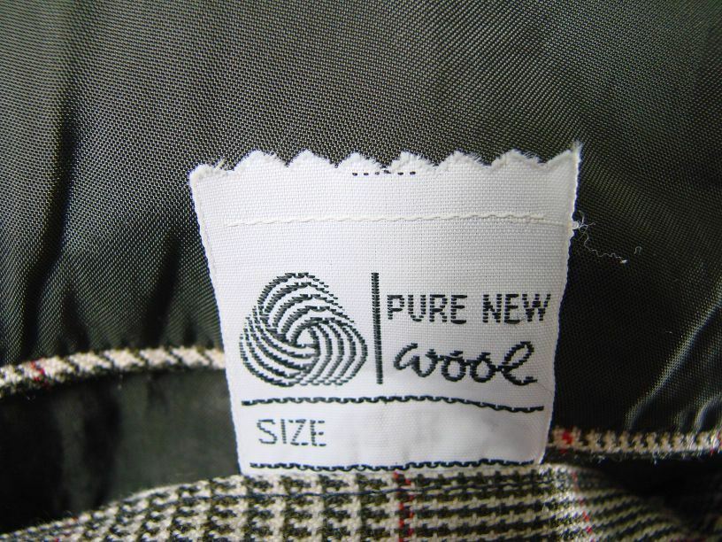 VINTAGE 1970's BRITISH MADE DAKS SIMPSON PURE WOOL CHECKED TWEED JACKET 42 INCH