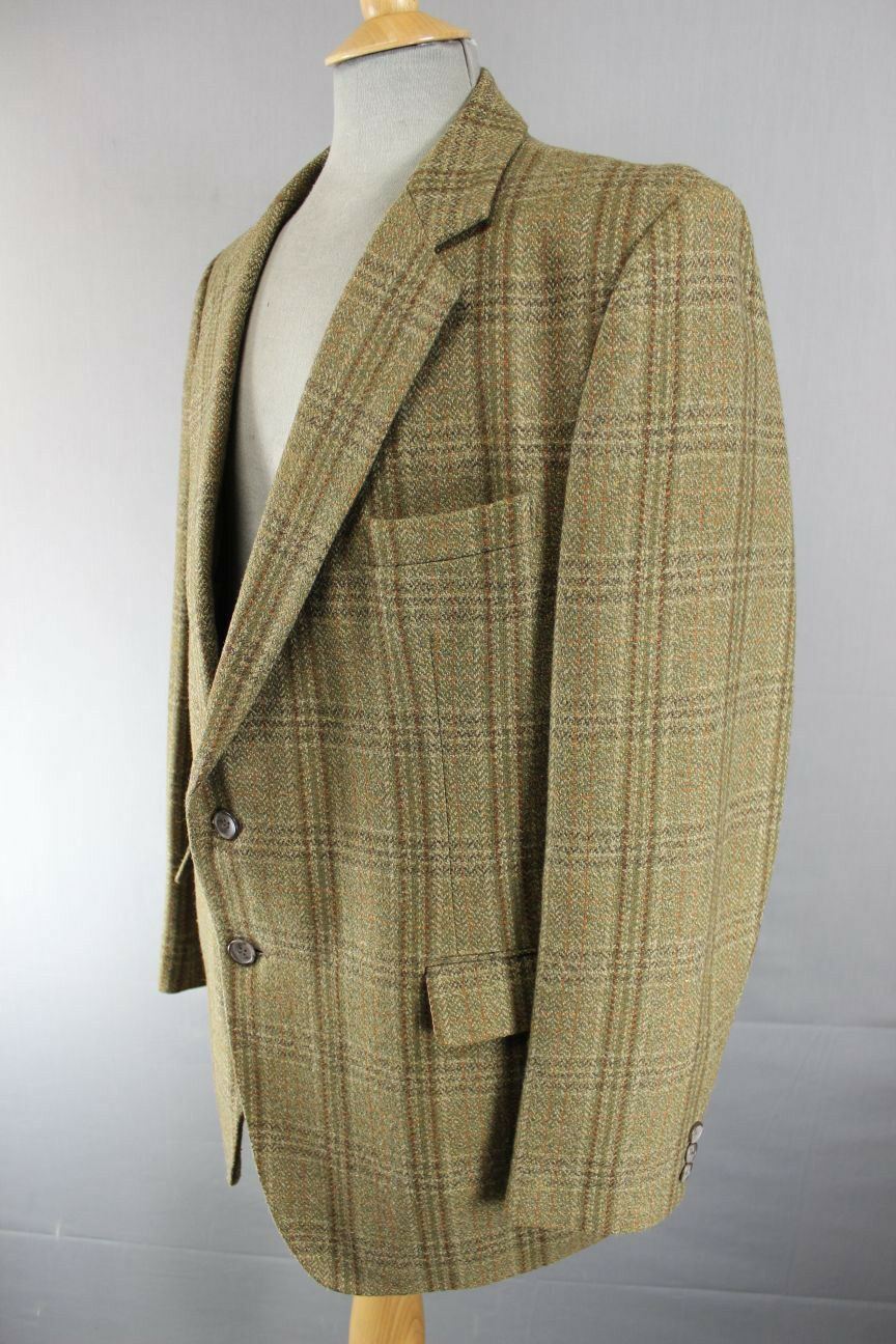SUPERB VINTAGE 1970's GRENDALE TWEED JACKET 42 INCH