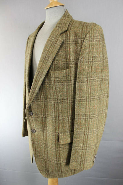 SUPERB VINTAGE 1970's GRENDALE TWEED JACKET 42 INCH