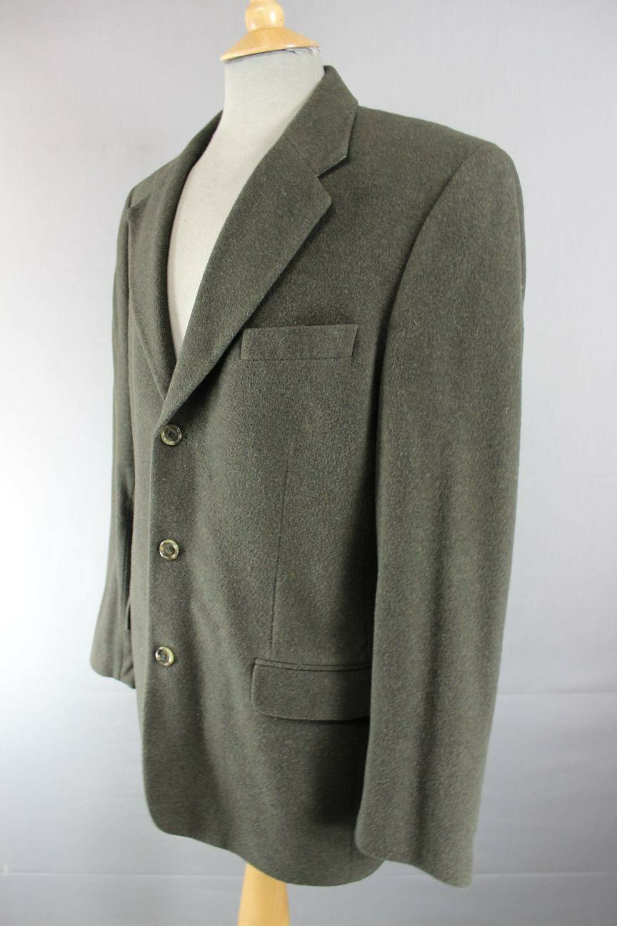 DARK GREEN HOUSE OF FRASER WOOL/CASHMERE JACKET 40 INCH