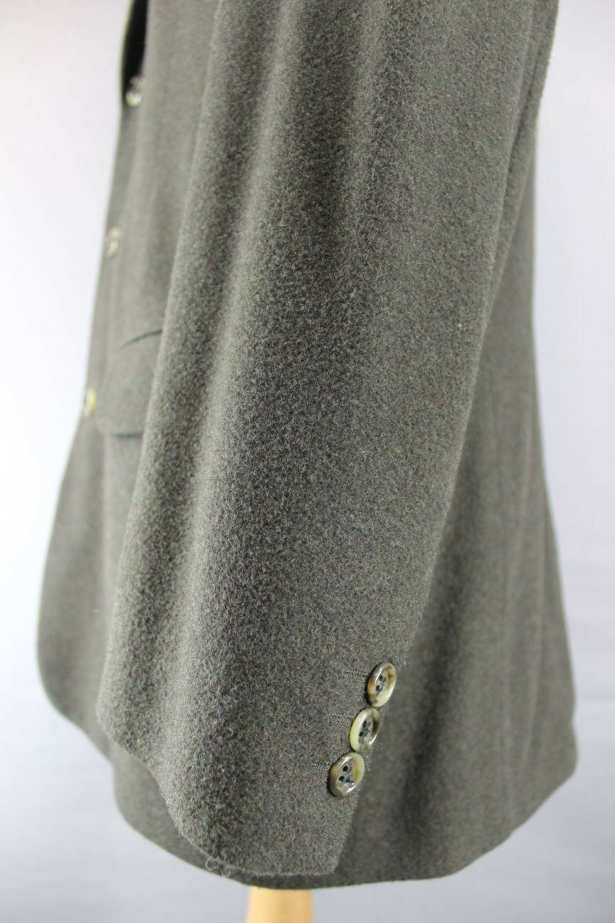 DARK GREEN HOUSE OF FRASER WOOL/CASHMERE JACKET 40 INCH