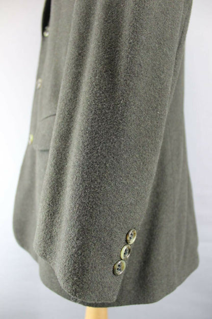 DARK GREEN HOUSE OF FRASER WOOL/CASHMERE JACKET 40 INCH