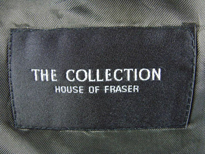 DARK GREEN HOUSE OF FRASER WOOL/CASHMERE JACKET 40 INCH