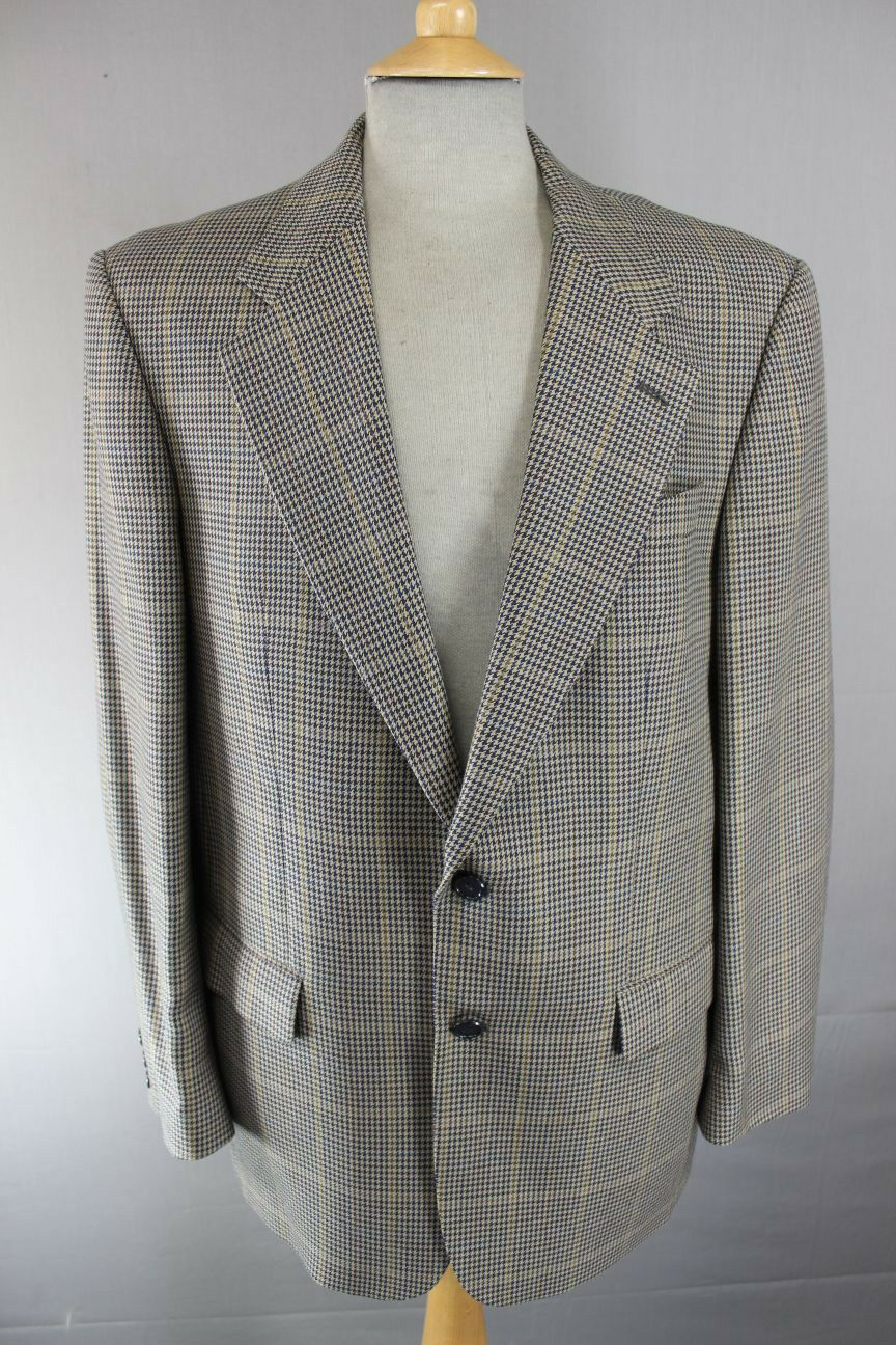 GURTEEN WOOL/POLYESTER LIGHTWEIGHT TWEED JACKET 40 INCH