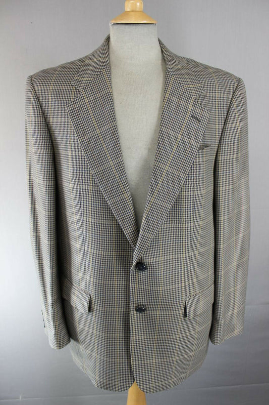 GURTEEN WOOL/POLYESTER LIGHTWEIGHT TWEED JACKET 40 INCH